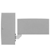 Immagine di Faretto Da Parete Soffitto Orientabile Concord Grigio Led 15w Switch Beneito