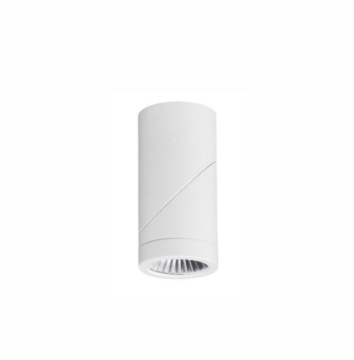 Immagine di Applique Faretto Orientabile Cilindrico Plus Bianco Led 8w Switch Beneito Faure