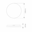 Immagine di Plafoniera Rotonda da Bagno Kora Led 25w Con Switch CCT IP54 Beneito