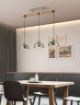 Immagine di Sospensione 3 Cupole Metallo Nichel Anticato Delhi Trio Lighting