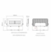 Immagine di Faro Per Esterno Polaris Led 150w 4000K IP65 Beneito Faure