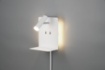 Immagine di Applique Bianca Spot Led Element e Mensola USB Trio Lighting