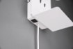 Immagine di Applique Bianca Spot Led Element e Mensola USB Trio Lighting