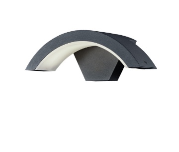 Immagine di Applique Led Facciata Esterna Harlem Antracite IP54 Trio Lighting