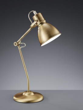 Immagine di Lampada da Scrivania Orientabile Jasper Ottone Invecchiato Trio Lighting