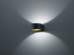 Immagine di Applique Lacapo Nero e Oro Doppia Emiddionr Led Trio Lighting