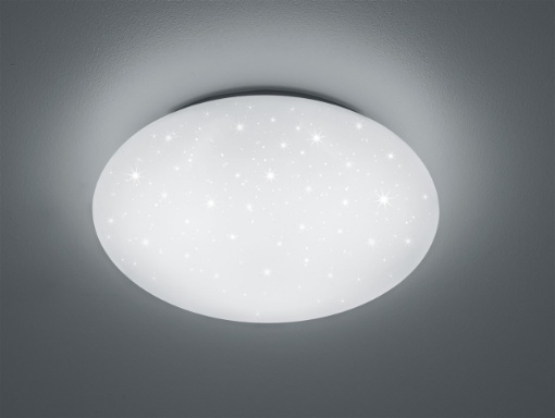 Immagine di Plafoniera Moderna Led Lukida Bianco Effetto Stelle Scintillanti  Trio Lighting