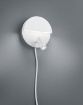 Immagine di Applique Moderna Doppia Emissione Mario Bianco Con Faretto Orientabile Trio Lighting