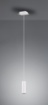 Immagine di Lampada Pendente Cilindro Bianco Marley Led GU10 Trio Lighting