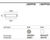 Immagine di Profilo Plafone Alluminio 2 Metri Per Strip Led max 20mm GSTP131 GSTP133 Gea Led