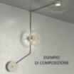 Immagine di Supporto Cavo Nero Per Lampade Componibili Floppy Fuel Gasoline Top Light