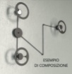 Immagine di Supporto Cavo Nero Per Lampade Componibili Floppy Fuel Gasoline Top Light