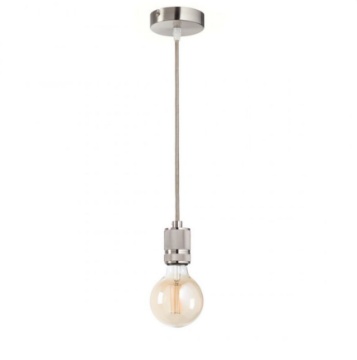 Immagine di Pendel Sospensione 1xE27 Nichel Grigio GSO094 Gea Luce