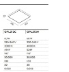 Immagine di Plafoniera Quadrata Biham 60cm Led 60w 3000k 4000k GPL312 Gea Led