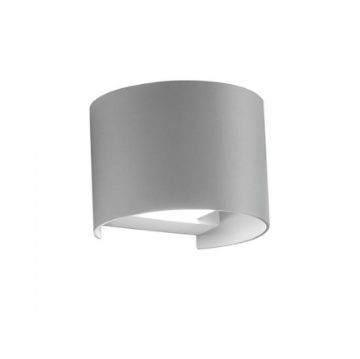 Immagine di Applique Esterno Led Fascio Luce Regolabile Grigio Henk GES872 Gea Led