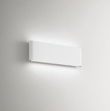 Immagine di Applique Slim Biemissione Led 24w Bianco Da Esterno IP54 GES883 Gea
