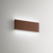 Immagine di Applique Biemissione Slim 2x12w Led Taarhi Marrone Da Esterno IP54 GES885 Gea Led