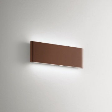 Immagine di Applique Esterno Slim Marrone Led 24w Biemissione IP54 GES885 Gea