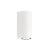 Immagine di Applique Da Esterno Biemissione Vejo Bianco IP44 GES903 Gea Led