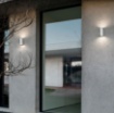 Immagine di Applique Da Esterno Biemissione Vejo Bianco IP44 GES903 Gea Led