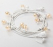 Immagine di Catena Luminosa Giardino 10 Metri Bianco 10xE27 IP44 Andromeda Gea Led