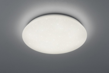 Immagine di Plafoniera Bianca Led Switch Dimmer IP44 Potz Glitter Ø50 cm Trio Lighting