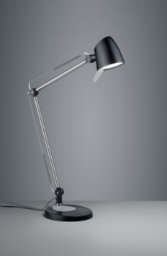 Immagine di Lampada da Scrivania Led 5w Orientabile Rado Nero Trio Lighting