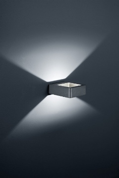 Immagine di Applique per Esterno Reno Doppia Luce Led IP54 Antracite Trio Lighting