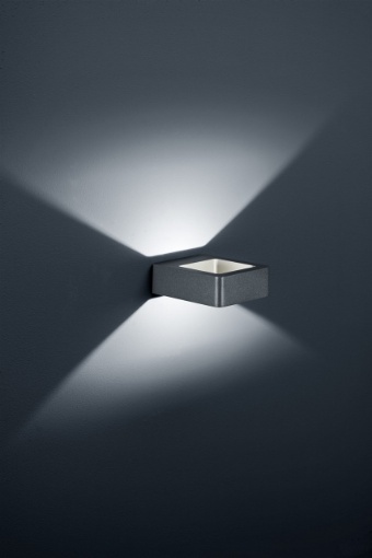 Immagine di Applique per Esterno Reno Doppia Luce Led IP54 Antracite Trio Lighting