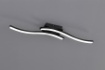 Immagine di Plafoniera Corridoio Nera Ondulata Led 10w 3000k Route Trio Lighting