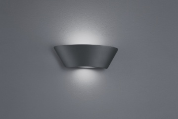 Immagine di Applique Led Doppia Emissione Da Esterno Sacramento IP54 Antracite Trio Lighting