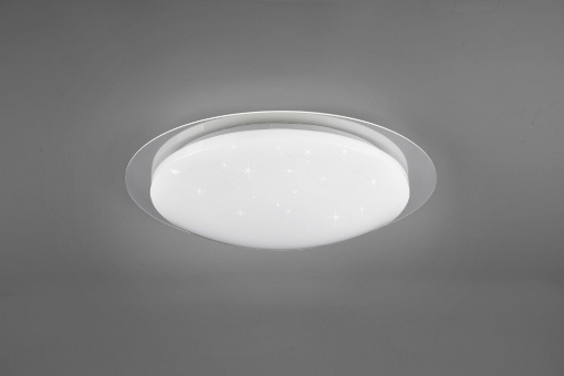 Immagine di Plafoniera Led Dimmer RGBW Doppia Accensione Bilbo Ø48 cm Effetto Stelle Trio Lighting