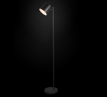 Immagine di Piantana Led Touch Dimmer 3000k Ricaricabile Blake H125 cm Nero Trio