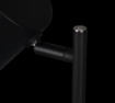 Immagine di Piantana Led Touch Dimmer 3000k Ricaricabile Blake H125 cm Nero Trio