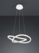 Immagine di Sospensione Moderna Course Bianco Led Switch Dimmer Ø60 cm Trio Lighting