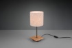 Immagine di Lumetto Elmau Nichel e Paralume Sabbia Ø18 cm Trio Lighting