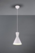 Immagine di Sospensione Singola Cono Bianco Metallo Enzo Led E27 Trio Lighting