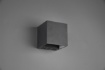 Immagine di Applique Cubo Nero Doppio Led RGBW Dimmerabile Figo Tecnologia Wiz Trio Lighting