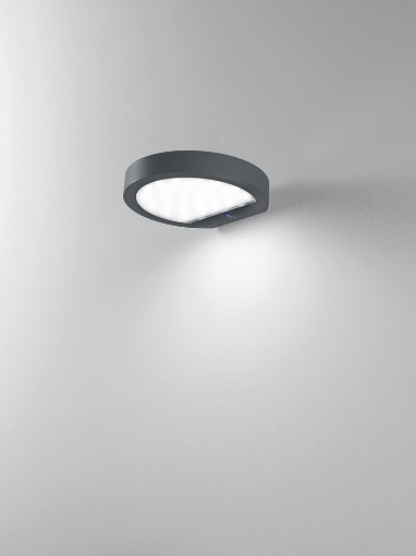 Immagine di Applique Led per Esterno Ricaricabile con Crepuscolare Solar Perenz 6844 A LC