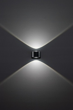 Immagine di Applique Da Esterno Doppia Emissione Led Vision Grafite Perenz 6770 A LC