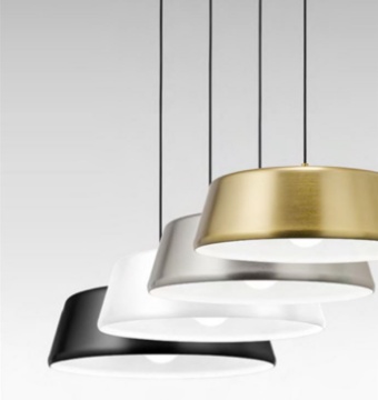 Immagine di Sospensione Per Tavolo Cucina Alluminio 50 cm Blanca Gea Luce