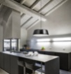 Immagine di Sospensione Per Tavolo Cucina Alluminio 50 cm Blanca Gea Luce
