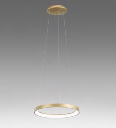 Immagine di Sospensione Anello Led 38w 3000k Krizia 48cm Gea Luce