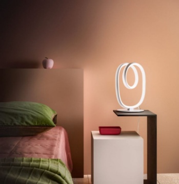 Immagine di Lampada Comodino Moderna Led 17w 3000k Diva Gea Luce