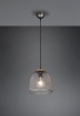Immagine di Sospensione Ivar Nichel Anticato Paralume Reticolato Metallico Ø25 cm Trio Lighting