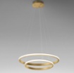 Immagine di Lampadario Moderno 2 Anelli Led 40w Dimmerabile Iole Gea Luce
