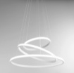 Immagine di Lampadario Da Soggiorno Tre Anelli Luminosi Led 60w 3000k Iole S3 Gea Luce