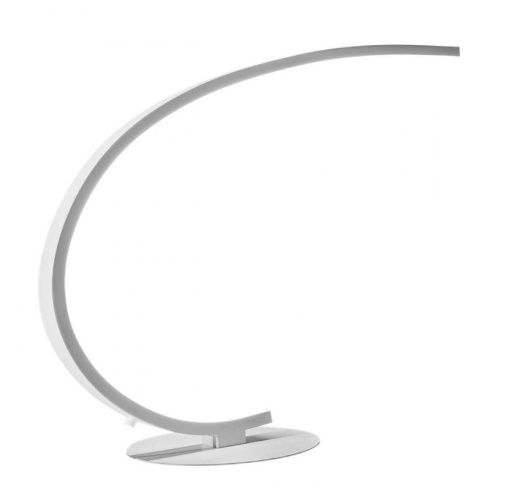 Immagine di Lampada Led Da Tavolo Moderna Curva Iole Gea Luce