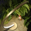 Immagine di Lampada Scrivania Moderna Design Curvo Led Dimmerabile 3000k Iole Gea Luce