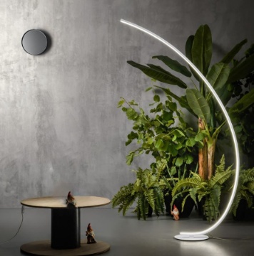 Immagine di Piantana Ad Arco Led 30w 3000k Dimmerbile Iole Gea Luce